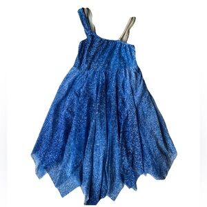 Revolution Dancewear Blue Dance Dress Size:SA